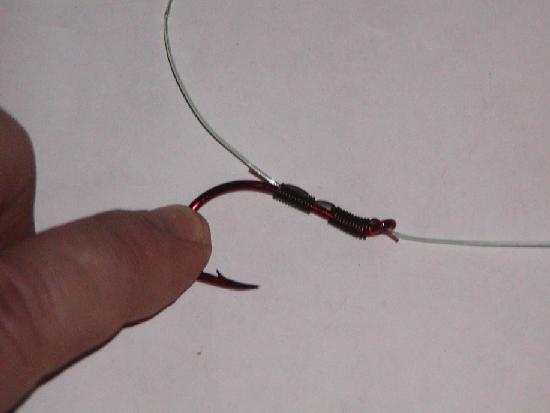 tying double hook salmon leaders